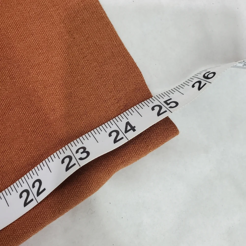 ASTR the label ruffle top jumpsuit linen cotton rust brown size S - Picture 14 of 14